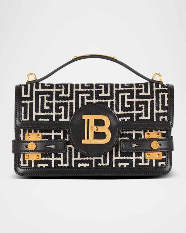 BBuzz 24 Shoulder Bag in Monogram Jacquard Canvas